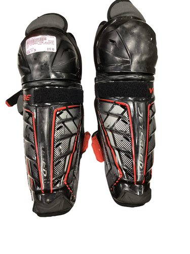 Used CCM JETSPEED VIBE Junior Shin Guards Black 11" 11613-S000179741