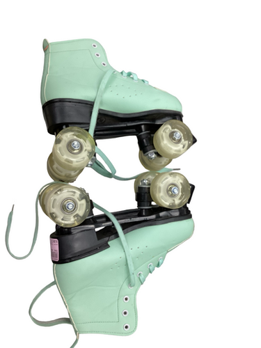 Used TEAL SKATES Senior Roller Quad Skates Turquoise Senior 7 11613-S000179677