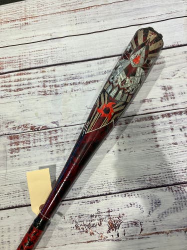 2023 DeMarini Voodoo One Alloy Bat USABat Certified (-11) Alloy 17 oz 28" (Used)