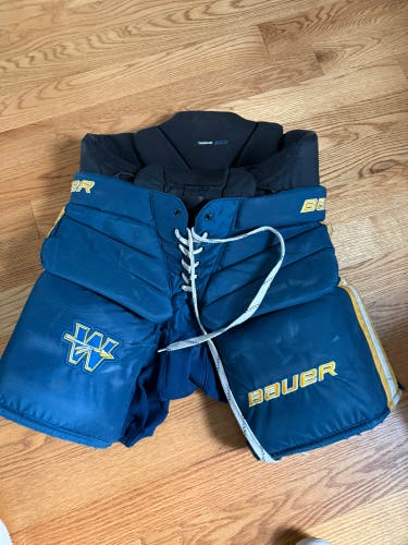 Senior Small Bauer Elite Hockey Goalie Pants (Used)