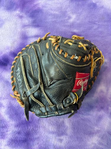 Black Rawlings Renegade RH Catcher's Baseball Glove 32" (Used)