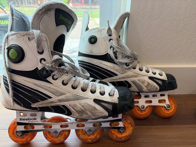 Reebok 6k Pump Inline Hockey Skates Regular Width Size 10 Rollerblades (Used)