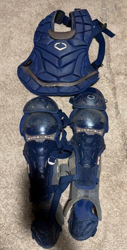 Navy EvoShield Catcher's Set (Used)