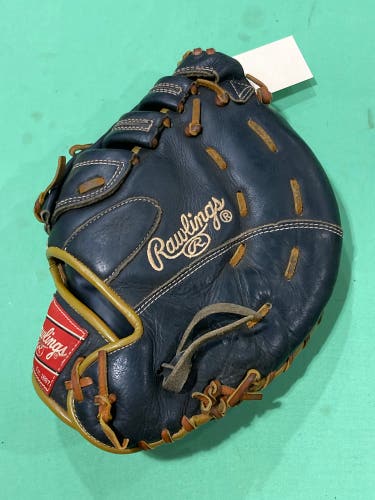Used Rawlings RBG Left Hand Throw First Base Baseball Glove 12.5"