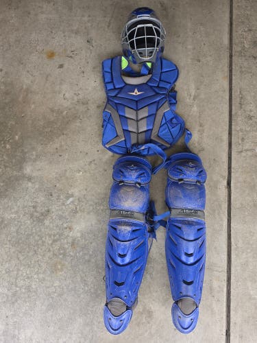 Blue All Star System 7 Axis Catcher's Set (Used)