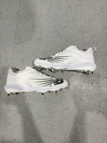 White Men's New Balance FuelCell 4040v6 Metal Cleats | Size 11 (New)