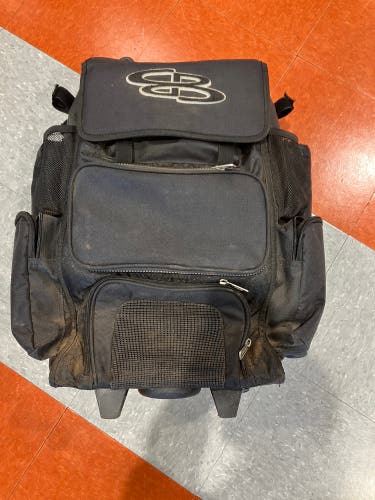 Black Boombah Wheeled Catcher's Bag (Used)