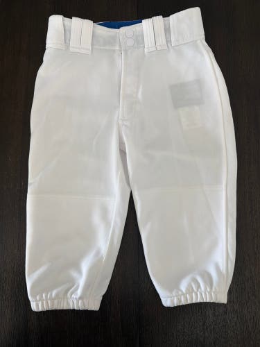 White Men's Medium Youth Mizuno Game Pants (Used)