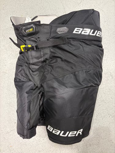Black Senior Medium Bauer Supreme Ultrasonic Hockey Pants (Used)
