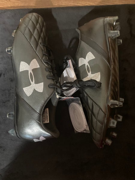 Free Shipping! UA 10 FG Low Top Leather Molded Cleats (New)