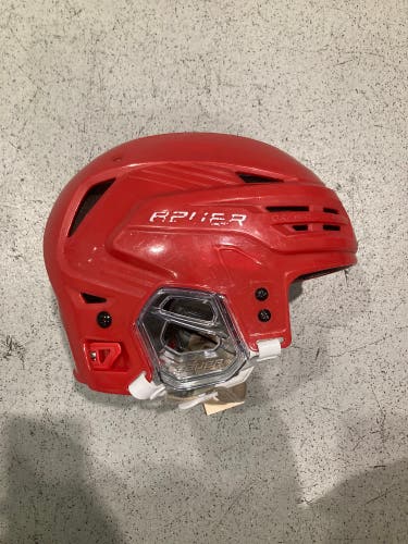 Red Medium Bauer Re-Akt 85 Helmet (Used)