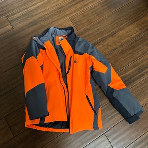 Orange Unisex Youth Medium/Large Spyder Jacket (Used)