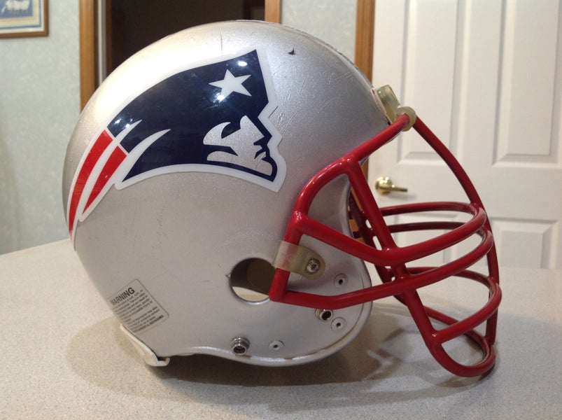 Vintage 1990s Era New England Patriots #67 Game Used Football Helmet