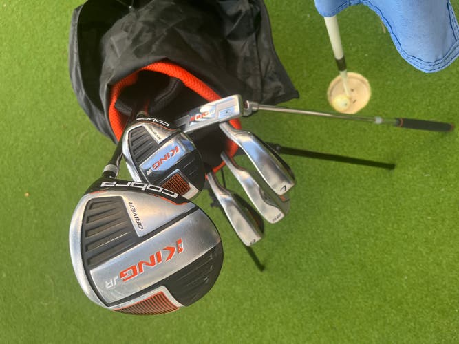 Like New Junior Cobra King Jr Right Handed Clubs (Full Set) Junior 6 clubs