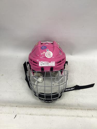 Used Bauer PRODIGY Helmet Cage Combo Pink One Size 11851-S000045252
