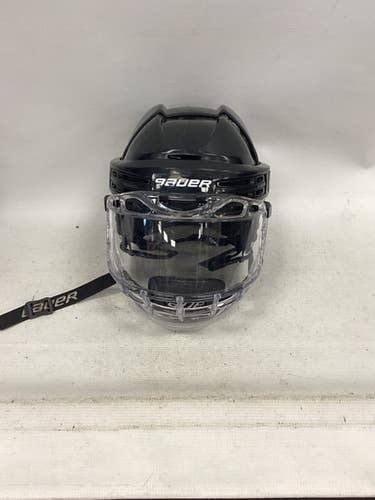 Used Bauer REAKT 75 Helmet Full Visor Combo Black SM 11851-S000045242