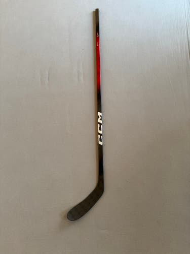 New 80 Flex Celebrini Curve Senior CCM JetSpeed FT8 Pro Right Handed Pro Stock Hockey Stick - Red