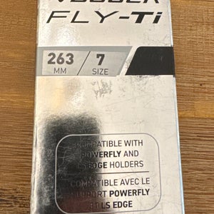 Pro Stock Used Bauer 263 mm Fly—Ti Skate Steell