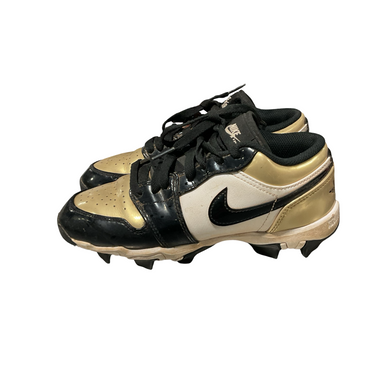 Used Nike AIR JORDAN BB/SB Cleats Black And Gold Junior 03.5 11834-S000048844