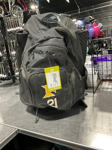 Used Demarini BLK BAG BB/SB Player Carry Bag Black 11834-S000048817