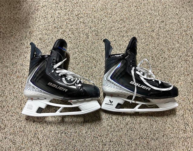 Free Shipping Bauer Vapor Flylite Hockey Skates 9.5 Fit 2 With Fly-Ti Steel