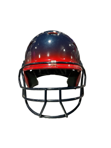 Used Schutt SCHUTT SB HELMET Batting Helmet w/Mask Navy Blue One Size 11834-S000048387