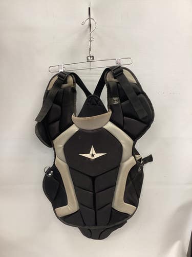 Used All Star CHEST PROTECTOR Catchers Chest Protector Black Adult 11851-S000044892