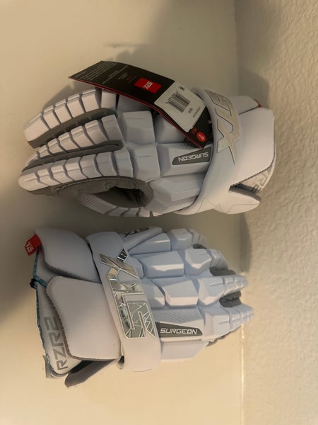 STX Surgeon RZR2 (Medium) Lacrosse Gloves Brand New With Tags!