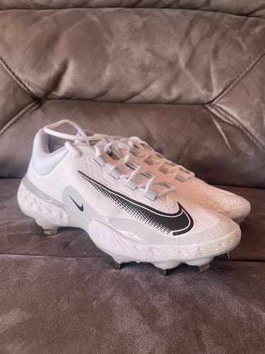 Men's Size M 9.0 (W 10.0) Nike Nike alpha huarache elite 4 Metal (New)