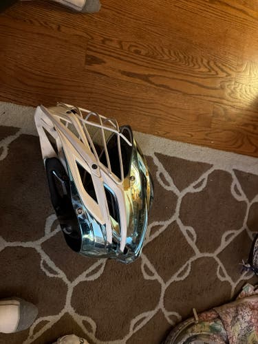Cascade XRS helmet chrome blue