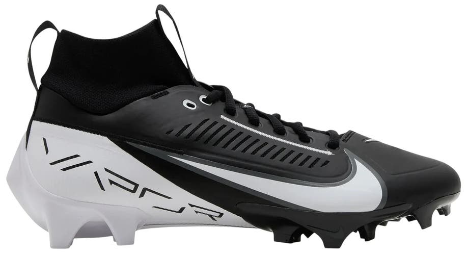 Nike Vapor Edge Pro 360 2 Black White Football Cleats (Size 9)