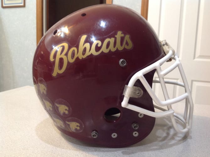 Texas State University Bobcats Football Helmet Game Worn