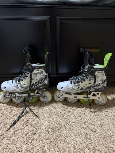 Mission Inhaler WM02 Inline Skates Wide Width Size 6.5 (Used)