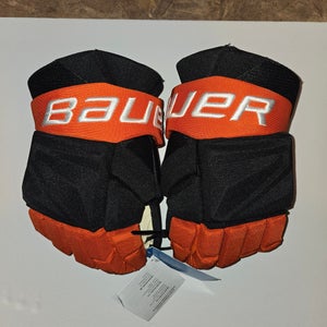 Anaheim Ducks Bauer Vapor Hyperlite Pro Gloves 14" Pro Stock New