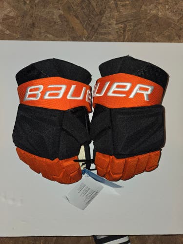 Anaheim Ducks Bauer Vapor Hyperlite Pro Gloves 14" Pro Stock New