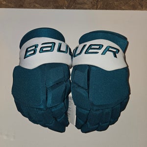 San Jose Sharks Supreme Mach Pro Gloves 14" Pro Stock New