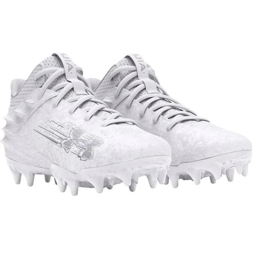 Under Armour Blur Smoke Suede Football Cleats (Size 3.5)