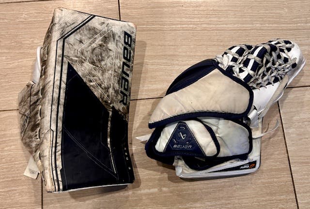 Bauer Supreme Mach glove and blocker (Used)