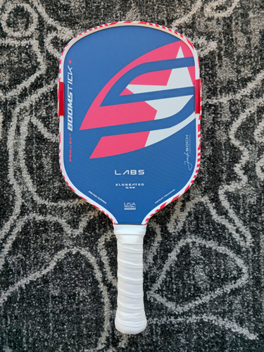 Boomstick Jack Signature Pickleball Paddle Gen 5 With Overgrip and American Edge Guard Fast Shipping