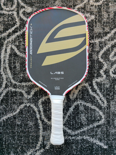 Boomstick Regal Pickleball Paddle Gen 5 With Overgrip and American Flag Edge Guard Fast Shipping