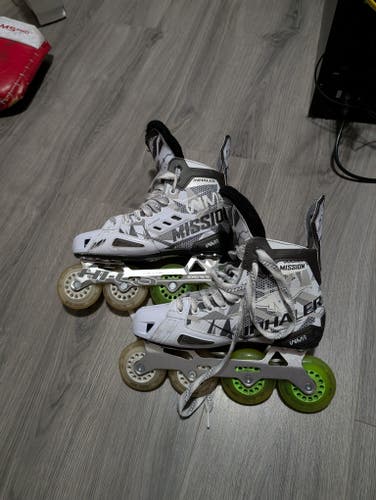 Mission Inhaler WM03 Inline Skates Wide Width Size 6.5 (Used)