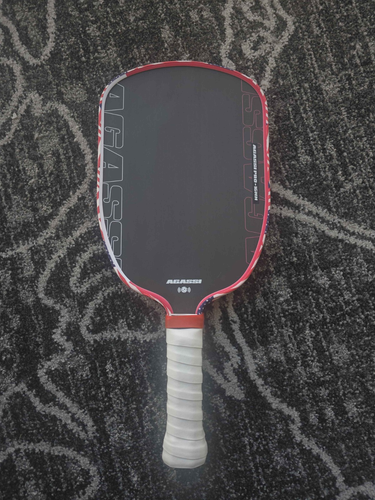 Agassi Pro IV Pickleball Paddle Gen 4 With Overgrip and American Flag Edge Guard Fast Shipping
