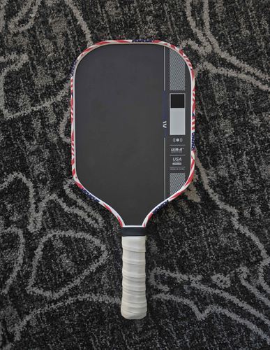 Hyperion Pro IV Pickleball Paddle Gen 4 With Overgrip and American Flag Edge Guard Fast Shipping