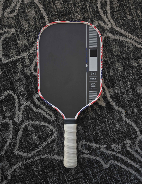 Hyperion Pro IV Pickleball Paddle Gen 4 With Overgrip and American Flag Edge Guard Fast Shipping