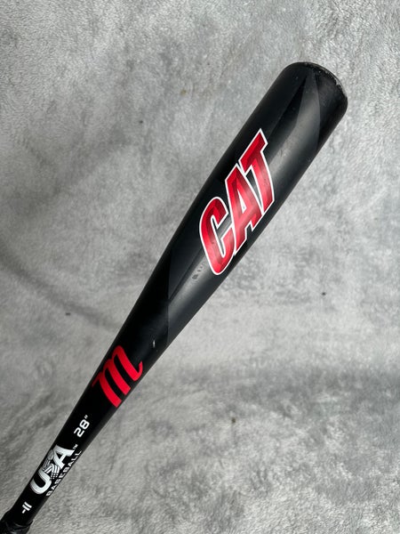 2021 Marucci CAT Alloy Bat USABat Certified (-11) Alloy 17 oz 28" (Used)