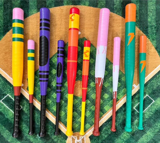 (New) custom wiffle ball bats (24”)
