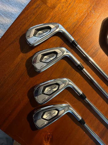 Titleist 718 AP3 Iron Set Stiff Flex 4-9,PW, GW Steel Shaft