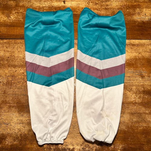 Anaheim Ducks Colors - Senior Large Socks (Used)