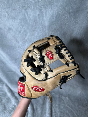 Brown Rawlings Gold Glove Elite RH Infield Baseball Glove 11.5" (Used)