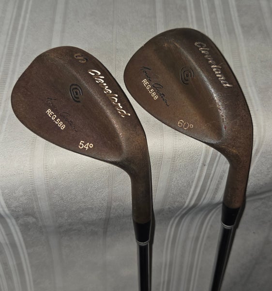 Cleveland Tour Action REG.588 54° and 60° Wedge Trusty Rust RH True Temper Steel